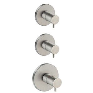 mitigeur thermostatique rond Inox