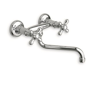 Evier Impero Mural Bec Dessous Mobile Chrome Robinetterie IMPERO - CRISTINA ONDYNA KI40051 Evier Impero Mural Bec Dessous Mobile