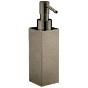 Distibuteur De Savon Liquide A Poser Domino  Metal Brosse Robinetterie DOMINO - CRISTINA ONDYNA QU72777 Distibuteur De Savon Liq