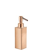 Distibuteur De Savon Liquide A Poser Domino Or Rose Brosse Robinetterie DOMINO - CRISTINA ONDYNA QU72734P Distibuteur De Savon L