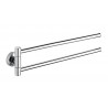 Porte-serviettes double GRAND HOTEL articule Chrome - CRISTINA ONDYNA - TE21451 Porte-serviettes double GRAND HOTEL articule Chr