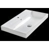 Vasque céramique blanc brillant pour lavabo à suspendre ou à encastrer - CRISTINA ONDYNA WNL6009 Vasque céramique blanc brillant