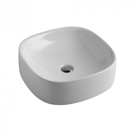 LAVABO CERAMIQUE WILD  DIM 45 A POSER SANS TROP PLEIN - CRISTINA ONDYNA WWL3080 LAVABO CERAMIQUE WILD  DIM 45 A POSER SANS TROP 
