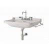 LAVABO WALDORF A SUSPENDRE OU SUR PIEDS 100-55 CM PERCAGE 3 TROUS - CRISTINA ONDYNA WD10155 LAVABO WALDORF A SUSPENDRE OU SUR PI