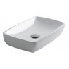 Vasque céramique blanc brillant pour lavabo à poser - CRISTINA ONDYNA WH15009 Vasque céramique blanc brillant pour lavabo à pose