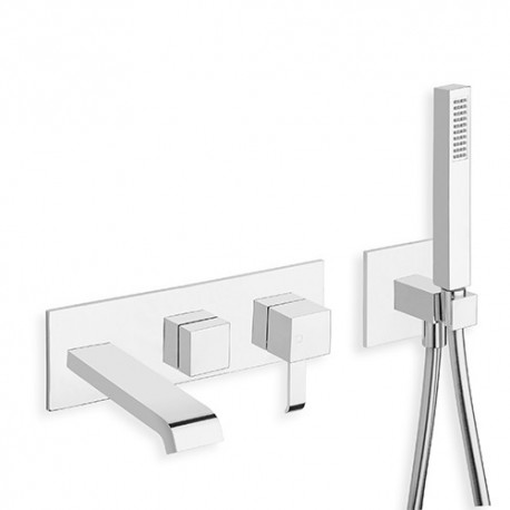 FACADE EXTERNE QUADRI BAIN DOUCHE MURAL 2 SORTIES SANS MECA EX QM108 - CRISTINA ONDYNA QM10251 FACADE EXTERNE QUADRI BAIN DOUCHE