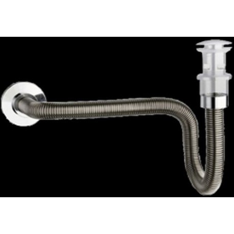 Passe Partout Siphon flexible D.32 L.80cm CHROME - CRISTINA ONDYNA PP13051 Passe Partout Siphon flexible D.32 L.80cm CHROME - CR