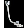 Vidage automatique pour baignoire avec siphon orientable 100 cm CHROME - CRISTINA ONDYNA VB41951 Vidage automatique pour baignoi