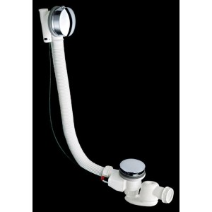 Vidage baignoire automatique 80 cm avec siphon chromé - CRISTINA ONDYNA VB41851 Vidage baignoire automatique 80 cm avec siphon c