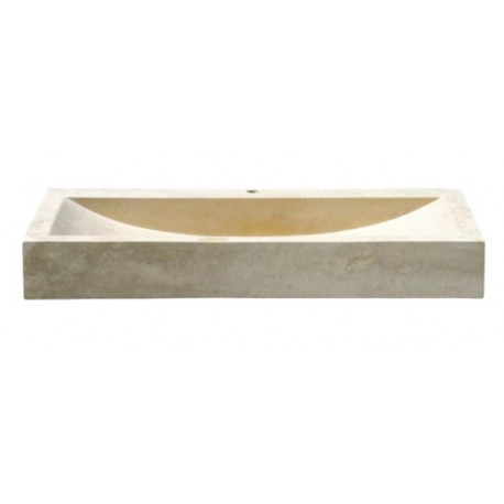 LAVABO EN PIERRE RECTANGULAIRE 70/46/10 CM SABLE - CRISTINA ONDYNA UC3205 LAVABO EN PIERRE RECTANGULAIRE 70/46/10 CM SABLE - CRI