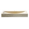 LAVABO EN PIERRE RECTANGULAIRE 70/46/10 CM SABLE - CRISTINA ONDYNA UC3205 LAVABO EN PIERRE RECTANGULAIRE 70/46/10 CM SABLE - CRI