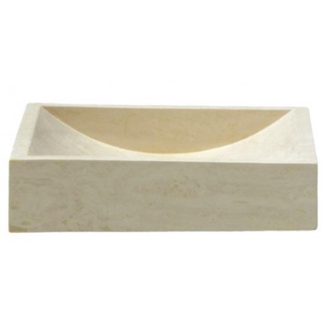 VASQUE EN PIERRE RECTANGULAIRE 40/45/10 CM SABLE - CRISTINA ONDYNA UC3005 VASQUE EN PIERRE RECTANGULAIRE 40/45/10 CM SABLE - CRI