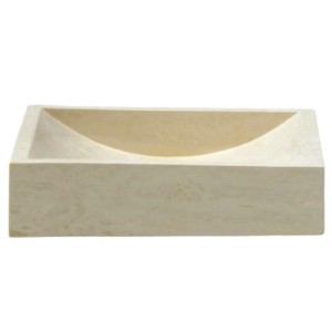 VASQUE EN PIERRE RECTANGULAIRE 40/45/10 CM SABLE - CRISTINA ONDYNA UC3005 VASQUE EN PIERRE RECTANGULAIRE 40/45/10 CM SABLE - CRI