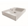 LAVABO CERAMIQUE CENTO A POSER OU A SUSPENDRE 70-45 CM BLANC BRILLANT - CRISTINA ONDYNA WCE7045 LAVABO CERAMIQUE CENTO A POSER O