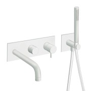 FACADE EXTERNE TRIVERDE BAIN DOUCHE MURAL 2 SORTIES WHITEMATT - CRISTINA ONDYNA TV10224 FACADE EXTERNE TRIVERDE BAIN DOUCHE MURA