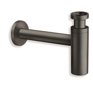 SIPHON LAVABO DROIT LUXE LAITON DESIGN 35 cm NOIR - CRISTINA ONDYNA MS3413 SIPHON LAVABO DROIT LUXE LAITON DESIGN 35 cm NOIR - C