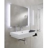 MIROIR LEDS 100-70 CM 2 x 5W ANTIBUEE MIROIR GROSSISSANT HORIZONTAL - CRISTINA ONDYNA ML10070 MIROIR LEDS 100-70 CM 2 x 5W ANTI