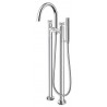 BAIN DOUCHE EXECUTIVE SUR COLONNETTES AU SOL ENTRAXE 180 CHROME - CRISTINA ONDYNA EV10651 BAIN DOUCHE EXECUTIVE SUR COLONNETTES 