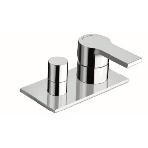 Mitigeur bain douche seul sur gorge Chrome OMEGA - CRISTINA ONDYNA OG12951 Mitigeur bain douche seul sur gorge Chrome OMEGA - CR