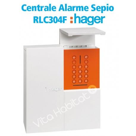 Centrale alarme radio Sepio, 4 groupes - RLC304F - Hager