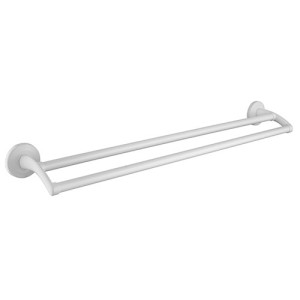 Porte serviettes double Blanc GRAND HOTEL - CRISTINA ONDYNA GH21024 Porte serviettes double Blanc GRAND HOTEL - CRISTINA ONDYNA 