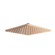 Pomme De Douche Carree 30X30 Laiton Or Rose  Robinetterie ITALY - CRISTINA ONDYNA PD55746P Pomme De Douche Carree 30X30 Laiton O