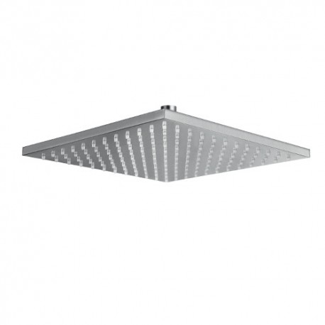 POMME DE DOUCHE CARREE 30X30 LAITON METAL BROSSE - CRISTINA ONDYNA PD55777 POMME DE DOUCHE CARREE 30X30 LAITON METAL BROSSE - CR