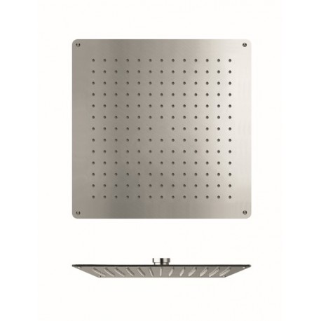 POMME DE DOUCHE SANDWICH PLAFOND CARREE 34 CM FINTION INOX - CRISTINA ONDYNA PD36228 POMME DE DOUCHE SANDWICH PLAFOND CARREE 34 