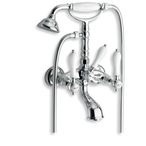 Mélangeur chromé bain-douche complet CANOVA ELITE - CRISTINA ONDYNA CE10251 Mélangeur chromé bain-douche complet CANOVA ELITE - 