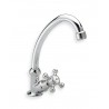 Robinet chromé col de cygne pour lave-mains RETRO BALILLA - CRISTINA ONDYNA BL14051 Robinet chromé col de cygne pour lave-mains 