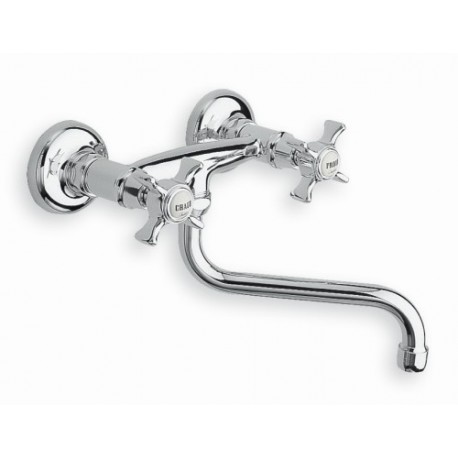 Mélangeur mural pour évier de cuisine rétro CHAMBORD - CRISTINA ONDYNA CH12451 Mélangeur mural pour évier de cuisine rétro CHAMB