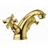 Mélangeur pour lavabo doré RETRO CHAMBORD - CRISTINA ONDYNA CH10852 Mélangeur pour lavabo doré RETRO CHAMBORD - CRISTINA ONDYNA 