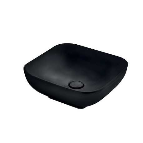 Lavabo A Poser Ciotola 40X40 Black Mat Robinetterie VASQUES - CRISTINA ONDYNA CI404013 Lavabo A Poser Ciotola 40X40 Black Mat Ro