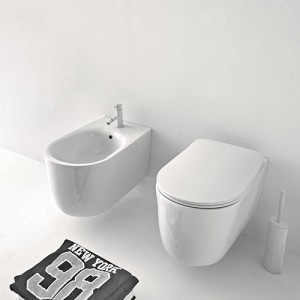 Wc suspendu Nolita Blanc Brillant  - CRISTINA ONDYNA WCNOLI01