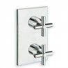 DOUCHE FACADE LAITON ENCASTREE EXECUTIVE THERMO 2 SORTIES CHROME - CRISTINA ONDYNA XV85251 DOUCHE FACADE LAITON ENCASTREE EXECUT