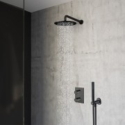 Pack douche thermostatique encastré BLACKMAT TRIVERDE  - CRISTINA ONDYNA XTV85213 Pack douche thermostatique encastré BLACKMAT T