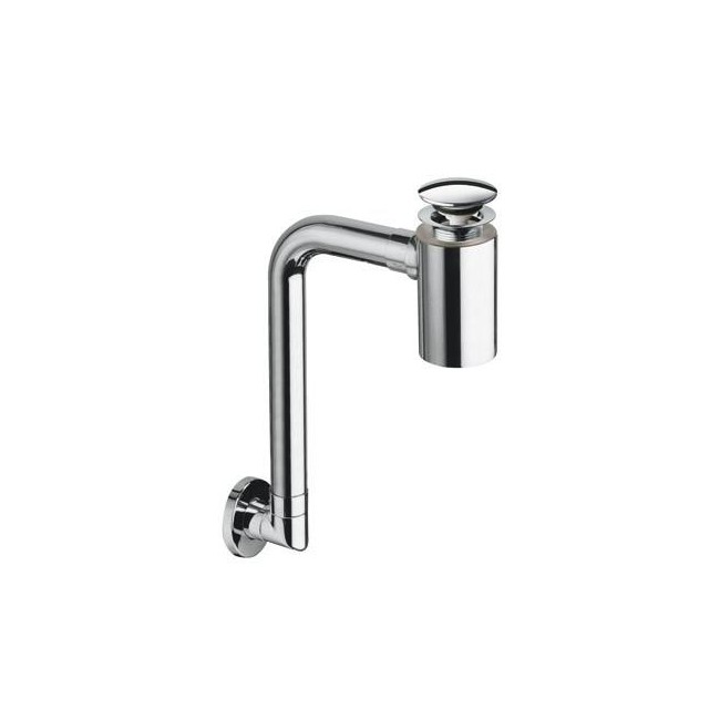 Siphon gain de place bonde up&down chromé pour lavabo - CRISTINA ONDYNA BUS33351