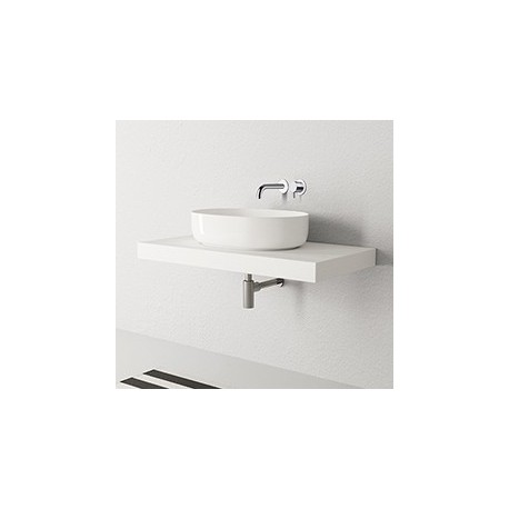 Lavabo A Poser Ciotola C1 60X40 A Poser Blanc Robinetterie VASQUES - CRISTINA ONDYNA NOL534301 NOL534301CRISTINA ONDYNA