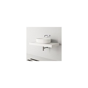 Lavabo A Poser Ciotola C1 60X40 A Poser Blanc Robinetterie VASQUES - CRISTINA ONDYNA NOL534301 NOL534301CRISTINA ONDYNA