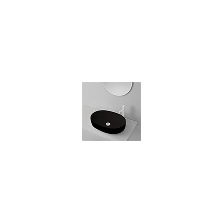 Lavabo A Poser Ciotola C1 60X40 Sans Trou Black Mat Robinetterie VASQUES - CRISTINA ONDYNA NOL534313 NOL534313CRISTINA ONDYNA