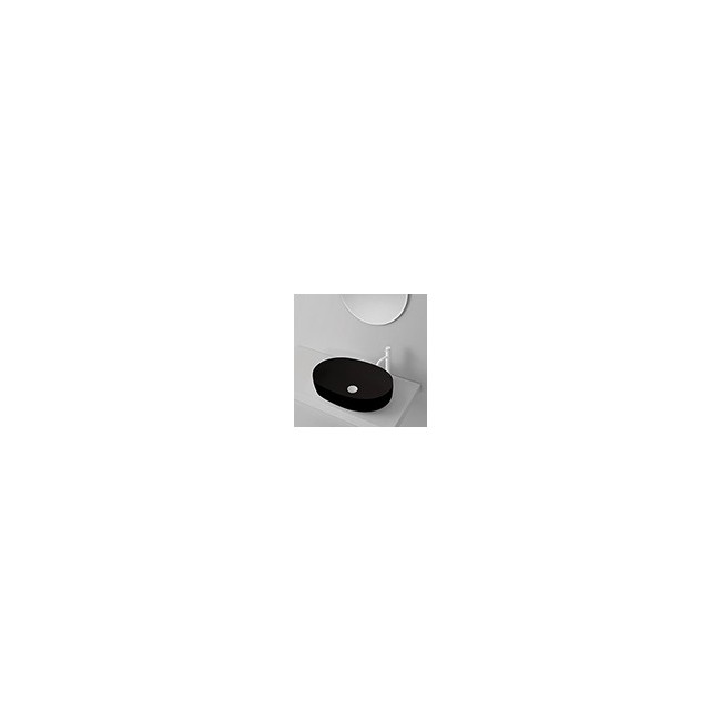 Lavabo A Poser Ciotola C1 60X40 Sans Trou Black Mat Robinetterie VASQUES - CRISTINA ONDYNA NOL534313 NOL534313CRISTINA ONDYNA