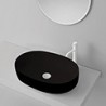 Lavabo A Poser Ciotola C1 60X40 Sans Trou Black Mat Robinetterie VASQUES - CRISTINA ONDYNA NOL534313 NOL534313CRISTINA ONDYNA