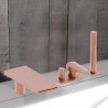 Bain Douche Mitigeur Complet Profilo Sur Gorge Or Rose Brosse Robinetterie PROFILO - CRISTINA ONDYNA PF18134P