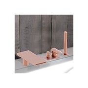 Bain Douche Mitigeur Complet Profilo Sur Gorge Or Rose Brosse Robinetterie PROFILO - CRISTINA ONDYNA PF18134P PF18134PCRISTINA O