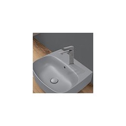 Lavabo Profilo Regular Avec Vidage Up&D Laiton Metal Brosse Robinetterie PROFILO - CRISTINA ONDYNA PF22077 PF22077CRISTINA ONDYN