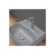 Lavabo Profilo Regular Avec Vidage Up&D Laiton Metal Brosse Robinetterie PROFILO - CRISTINA ONDYNA PF22077 PF22077CRISTINA ONDYN