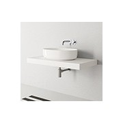 Lavabo A Poser Ciotola C1 60X40 A Poser Blanc Robinetterie VASQUES - CRISTINA ONDYNA NOL534301 NOL534301CRISTINA ONDYNA