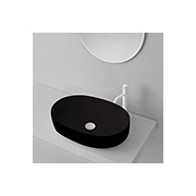 Lavabo A Poser Ciotola C1 60X40 Sans Trou Black Mat Robinetterie VASQUES - CRISTINA ONDYNA NOL534313 NOL534313CRISTINA ONDYNA
