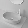 Lavabo A Poser Ciotola C1 60X40 Sans Trou Blanc Mat - CRISTINA ONDYNA NOL534324