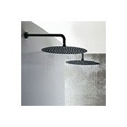 Pomme De Douche Sandwich Inox Ronde Chrome Noir Brosse Robinetterie HYDROTHERAPIE - CRISTINA ONDYNA PD95375 PD95375CRISTINA ONDY